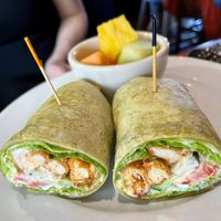 Buffalo Chickun Wrap at Ethos Vegan Kitchen in Winter Park