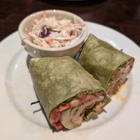 Buffalo Chick'n wrap at Ethos Vegan Kitchen in Winter Park