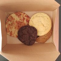 Vegan cookies to go! Flavors include snikerdoodle, double chocolate chip, orange vanilla & gingersnap at Ethos Vegan Kitchen in Winter Park