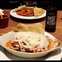 Lasagna and the rustic Italian pasta at Ethos Vegan Kitchen in Winter Park