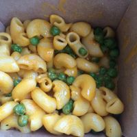 beware--vegan Mac n cheese w peas at Ethos Vegan Kitchen in Winter Park