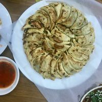 Homemade veggie dumplings at Mogok Daw Shan Noodle in Mandalay
