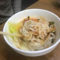 Sticky noodle with veg  at Mogok Daw Shan Noodle in Mandalay