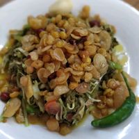 tea leaf salad at Mogok Daw Shan Noodle in Mandalay