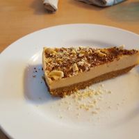 vegan cheese cake at The Art House Performance Venue & Social Centre in Southampton