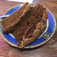 Coffee muscovado cake - yum! at The Art House Performance Venue & Social Centre in Southampton