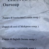 All vegan soups at Elisir di Positano in Positano