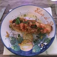 Bruchetta at Elisir di Positano in Positano