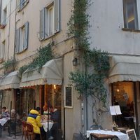 View of the restaurant at Bistrot Muralto in Como