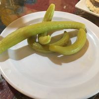 Pickled Wild Cucumbers  #Veganuary at Gypsy Queen in Asheville