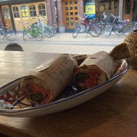 XL falafel wrap  at FLFL in Groningen