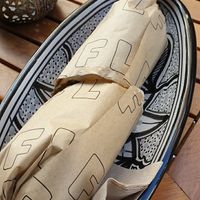 Falafel sandwich at FLFL in Groningen