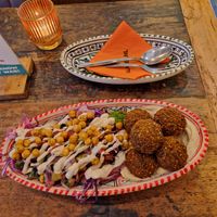 Falafel salad at FLFL in Groningen