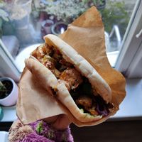 Cauliflower pita at FLFL in Groningen