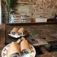 Falafel wraps at FLFL in Groningen