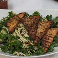 Kale salad with tempeh at Cafe Metro in Denville