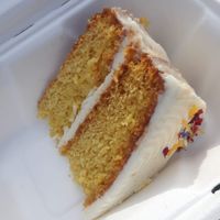 Take away lemon sponge cake at 269 Vegan in Perth