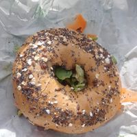 Take away Edamame bagel at 269 Vegan in Perth