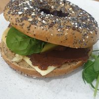 Tasty Reuben Bagel at 269 Vegan in Perth