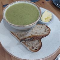 Broccoli soup at 269 Vegan in Perth