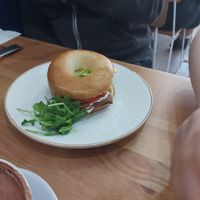 LGBT bagel at 269 Vegan in Perth