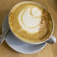 Turmeric latte  at 269 Vegan in Perth