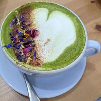 Matcha latte at 269 Vegan in Perth