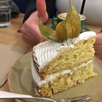 Coconut cream cake  at 269 Vegan in Perth