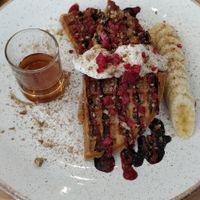 Waffles at 269 Vegan in Perth