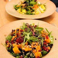 butternut squash salad at 269 Vegan in Perth