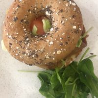 Carrot Lox bagel at 269 Vegan in Perth