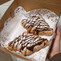 Chocolate Croissants at Vegan Danish Bakery in Toronto