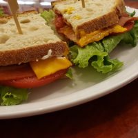 BLT at Vegan Danish Bakery in Toronto