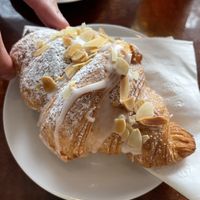 almond croissant   at Vegan Danish Bakery in Toronto