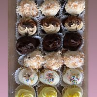 Mini cupcakes   at Vegan Danish Bakery in Toronto