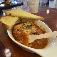 Vegan lasagna   at Vegan Danish Bakery in Toronto