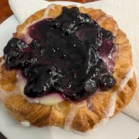 Blueberry cheeze danish at Vegan Danish Bakery in Toronto
