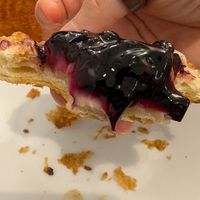 Blueberry cheeze danish at Vegan Danish Bakery in Toronto