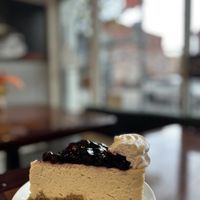 Vegan cheesecake - a dream   at Vegan Danish Bakery in Toronto