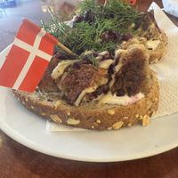 Danish pâté sandwich   at Vegan Danish Bakery in Toronto