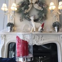 Cutest winter dècor! at Vegan Danish Bakery in Toronto