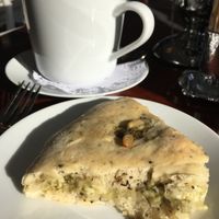 Pesto scone  at Vegan Danish Bakery in Toronto