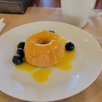 Yummy bundt cake with lemon curd at Sundogs Bed and Breakfast in Shepherdstown