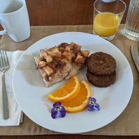 Breakfast Day 1 (my favorite!) at Sundogs Bed and Breakfast in Shepherdstown