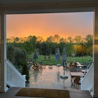 Sunset   at Sundogs Bed and Breakfast in Shepherdstown