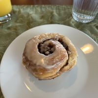 Cinnamon bun  at Sundogs Bed and Breakfast in Shepherdstown