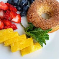 Homemade baked donut at Sundogs Bed and Breakfast in Shepherdstown