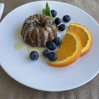 Lemon blueberry Bundt cake   at Sundogs Bed and Breakfast in Shepherdstown