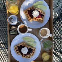 Waffles 😍  at Sundogs Bed and Breakfast in Shepherdstown