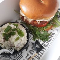 I had this TWICE before we left the beach it was THAT amazing - Chikun bacun ranch at Bumbling Bee in Virginia Beach